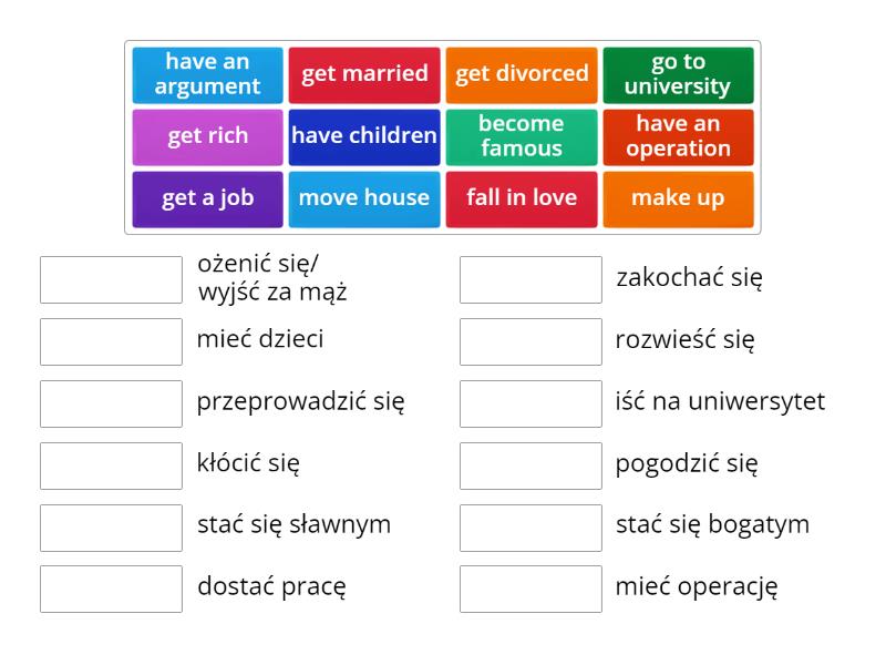 Brainy 6 Unit 3 Stages of life - Match up