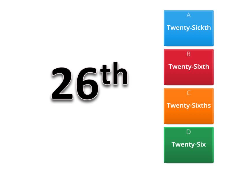 12 ORDINAL NUMBER SPELLING visual data 5