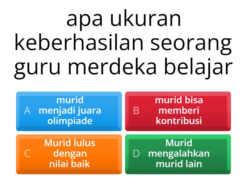 Merdeka Belajar - Quiz