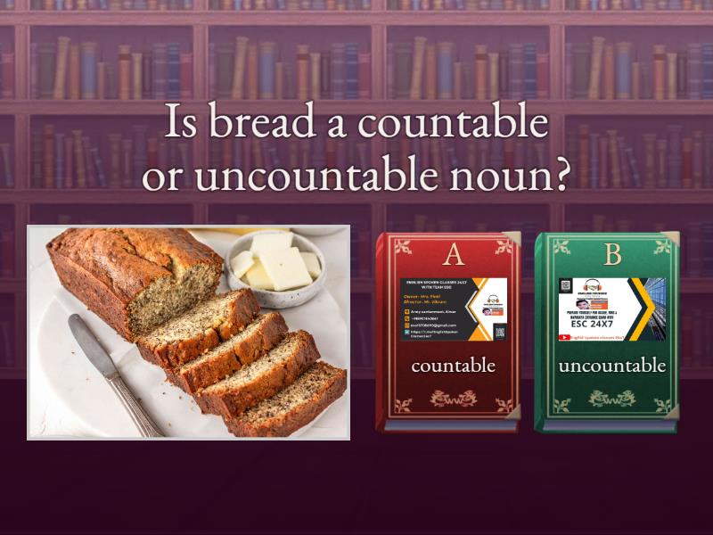 Countable And Uncountable Noun By Vikram (esc2x7.com) - Quiz