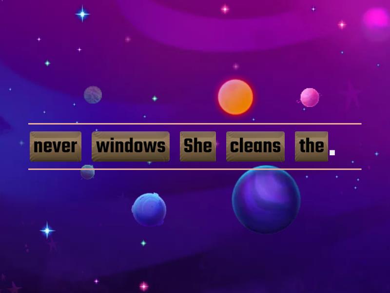 chores-make-sentences-unjumble