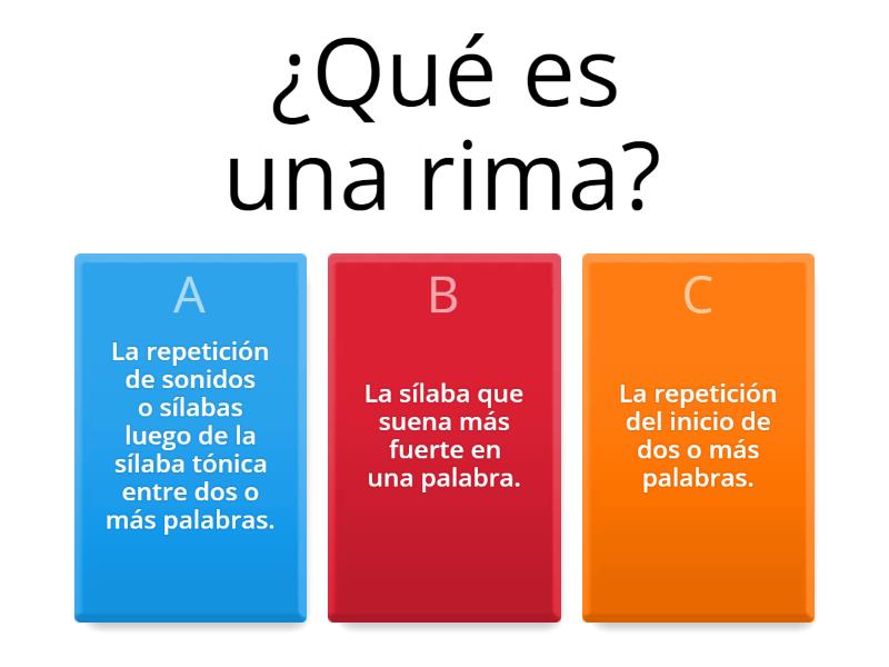 Español 3ro B | Trimestre 2 - Cuestionario