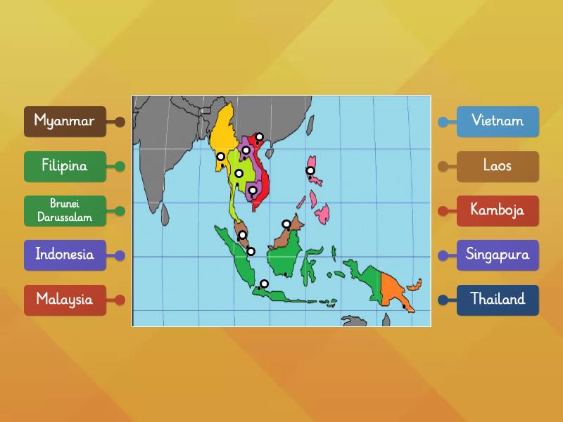 Peta Asean Labelled Diagram The Best Porn Website