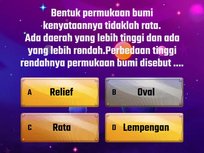 IPAS KELAS 5 " Ayo Berkenalan Dengan Bumi Kita" - Kuis