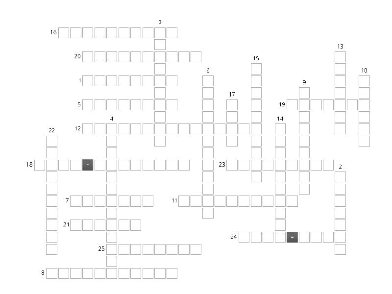 New Password B1+ Unit 2 - Crossword