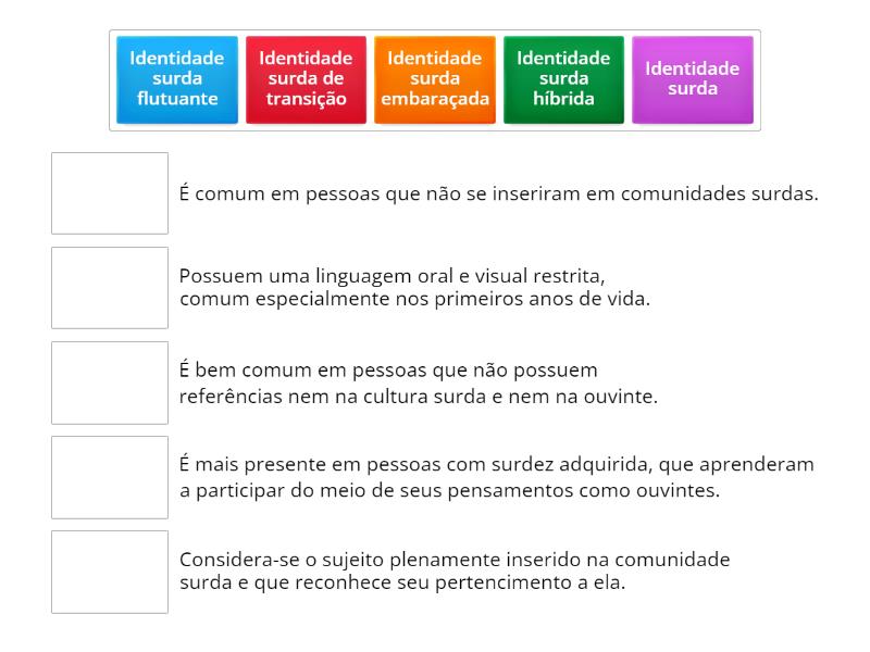 IDENTIDADE SURDA - Match up