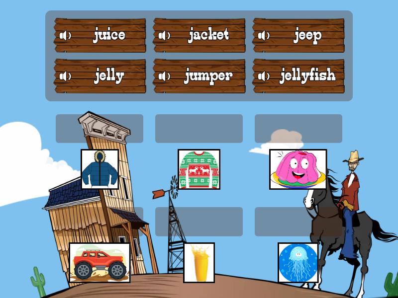 Letter Jj - Match up