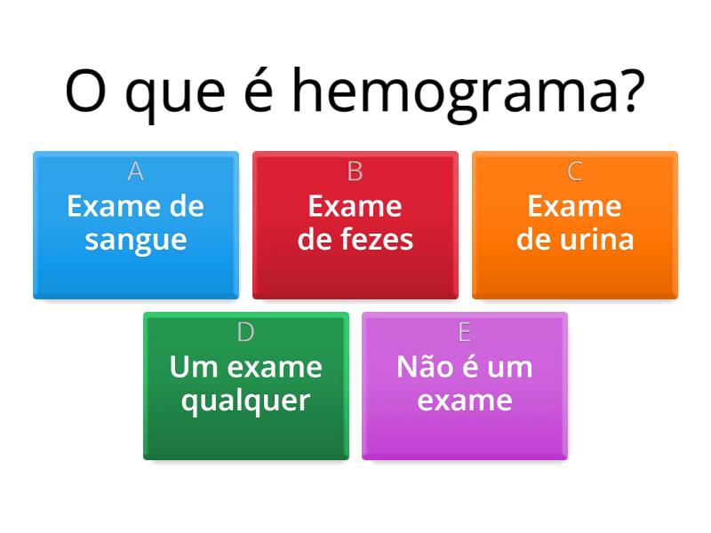 Hemograma - Quiz