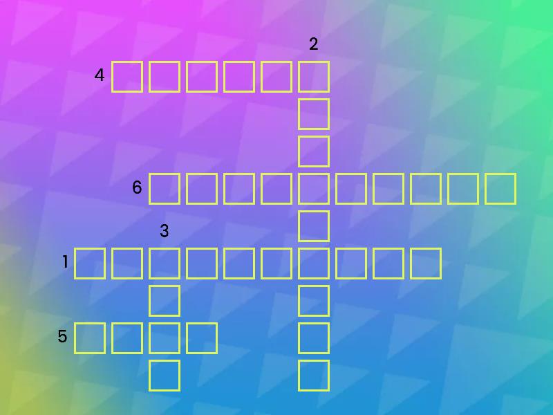 KIDS 1 | Unit 13 • Lesson 1[a] - Crossword