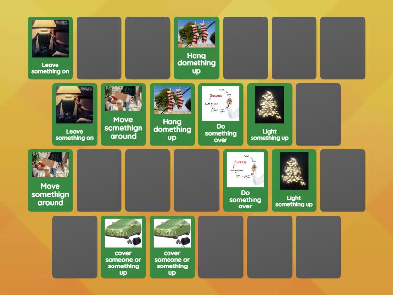Phrasal Verbs - Matching pairs
