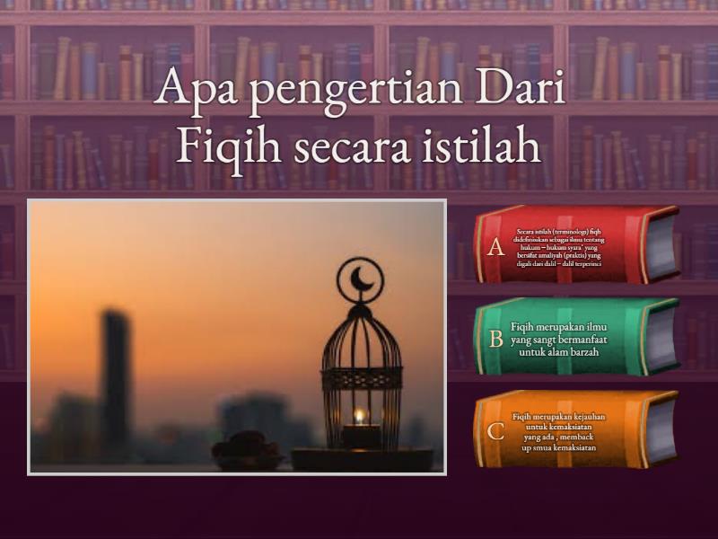 Pembelajaran Fiqih - Quiz