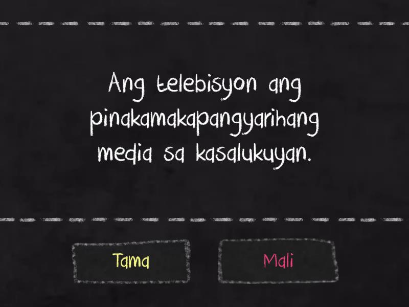 Pagsusulit Sa Sitwasyong Pangwika Sa Pilipinas - True Or False