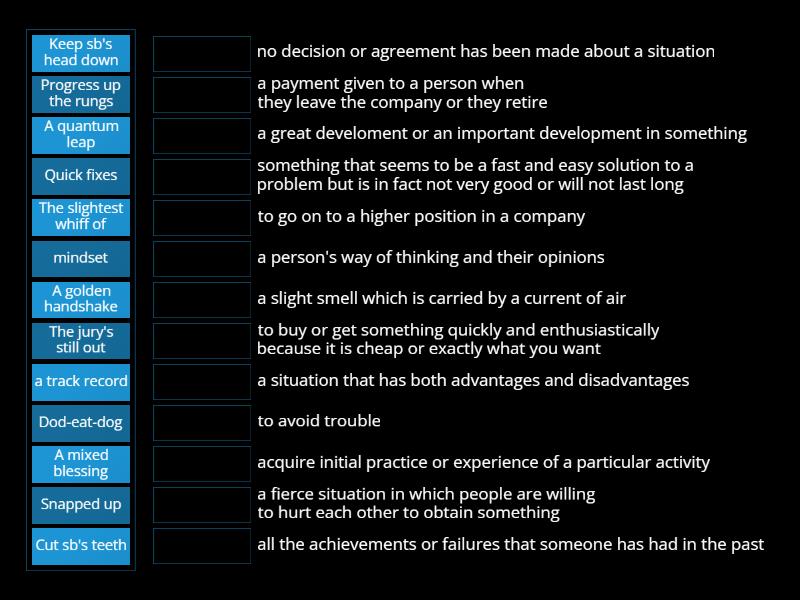 C2.4 Advanced Expressions - Match up