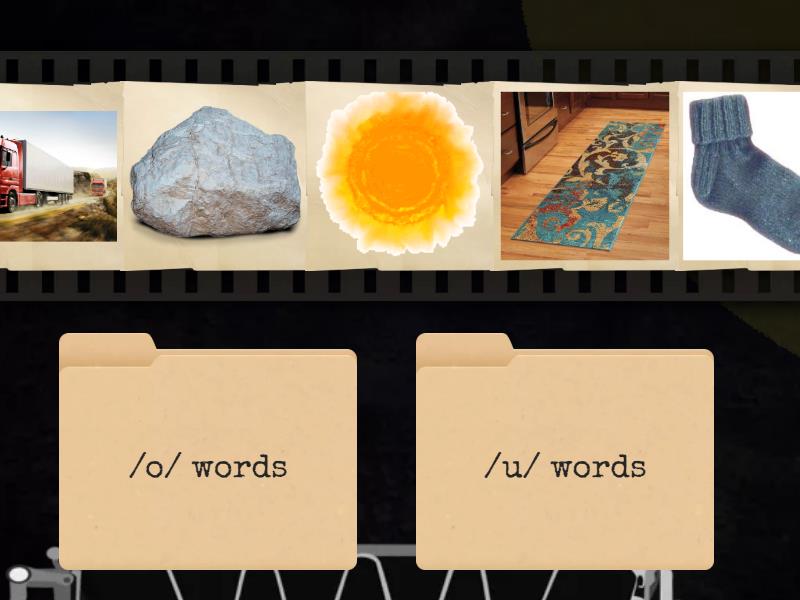 Divide the words into the correct categories: - Group sort