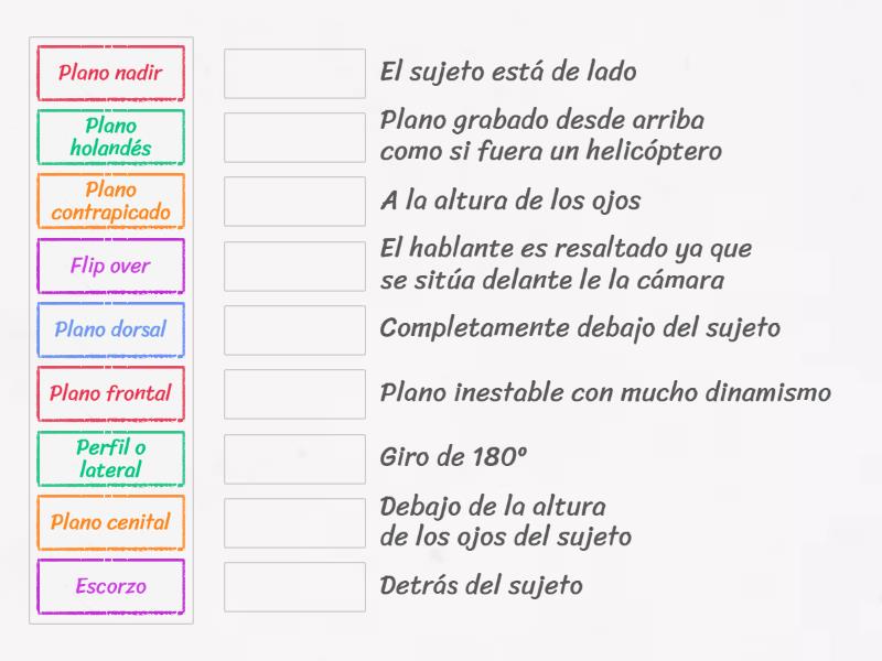 PLANOS - Une las parejas