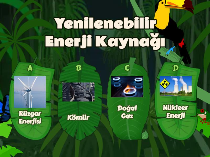 Enerji Kaynakları Yenilenebilir-Yenilenemez - Quiz