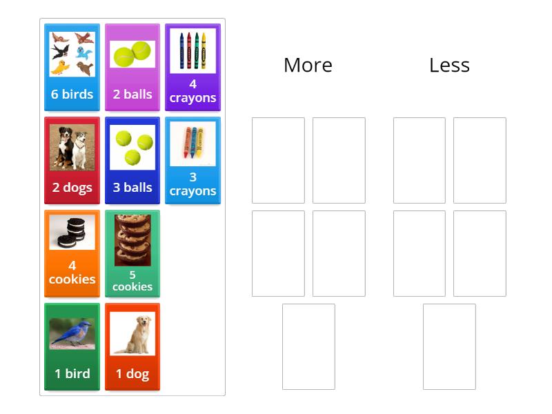 More/Less - Group sort