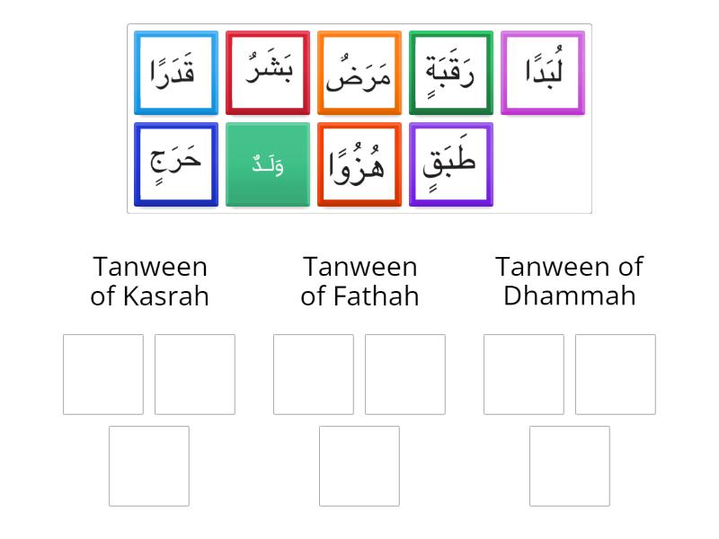 Tanween-Revision -02 - Group sort
