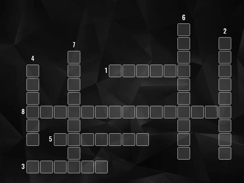 Глагол. Спряжение глагола - Кроссворд