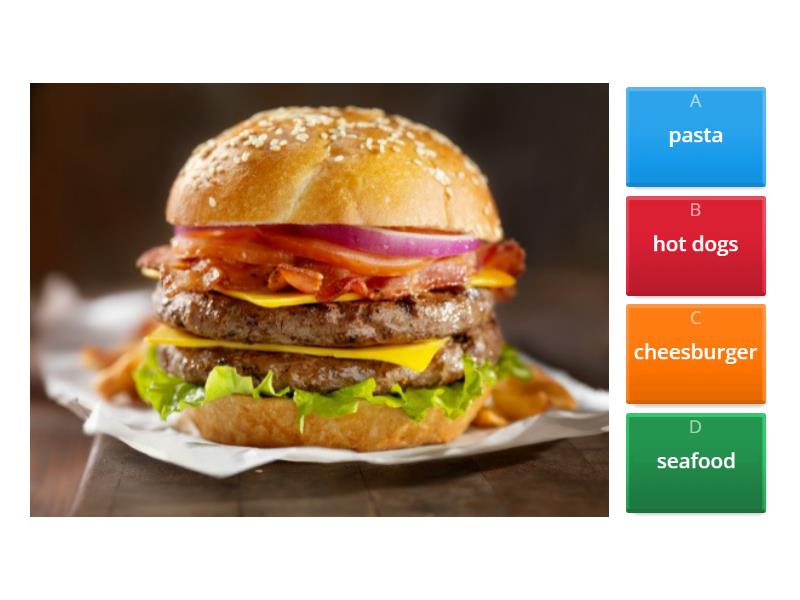 Menu. Vocabulary - Quiz