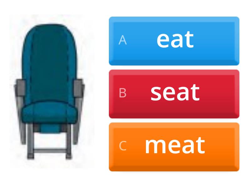 Sorting rimes -eat and ump - Quiz
