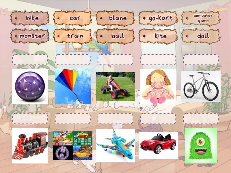 Super minds 1 Unit 2 Toys - Match up