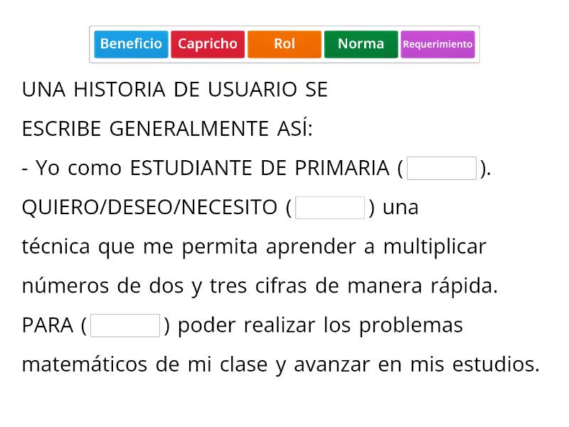 Historia De Usuario Y Criterios De Aceptación Y Terminado Complete