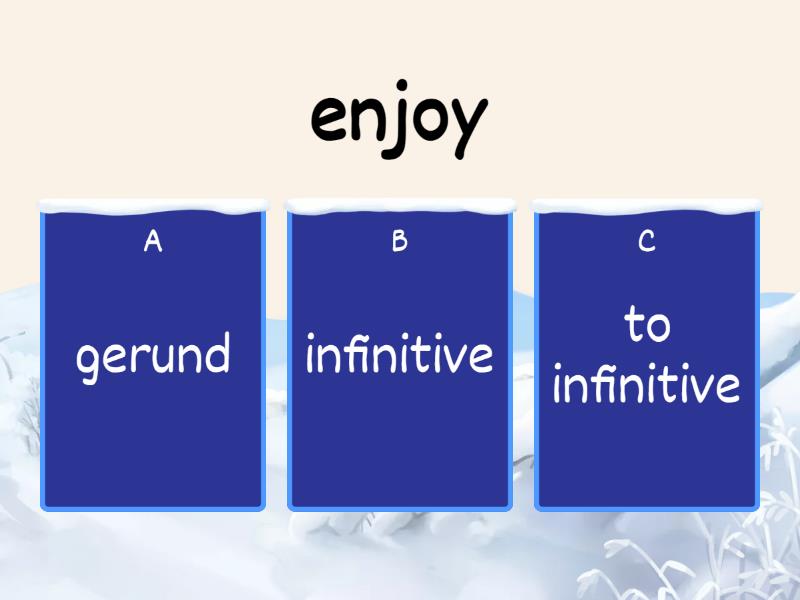 Gerunds Vs. Infinitives - Quiz