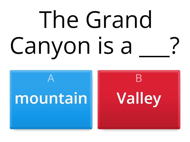 The Grand Canyon Quiz