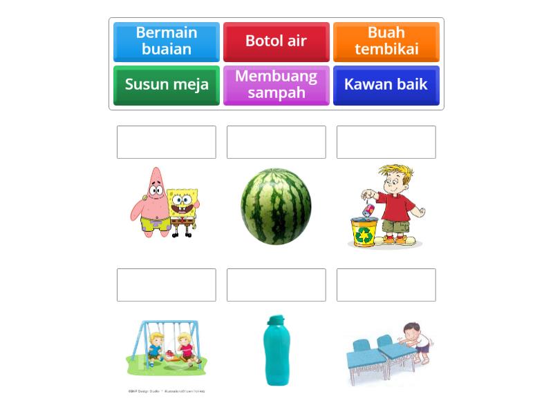 Bahasa Melayu Tahun 1 - Match up