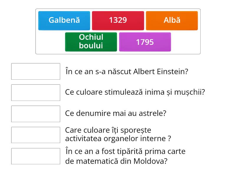 Matematica Cl. A IV-a "B" - Match Up