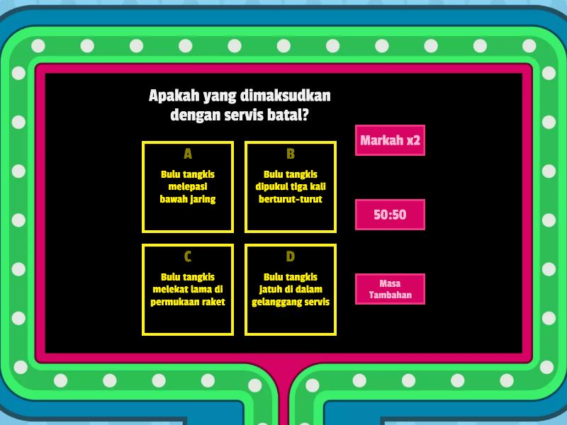 Kuiz Badminton 1 - Gameshow Quiz