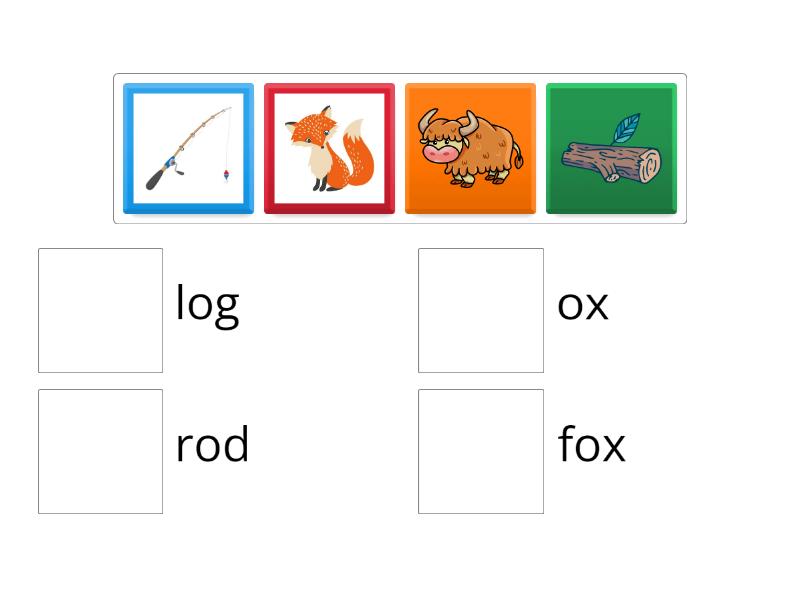 oxford phonics 2 unit 6 o - Match up