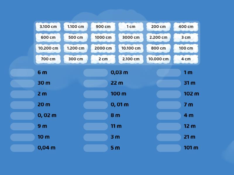 4 meter sama dengan berapa centi