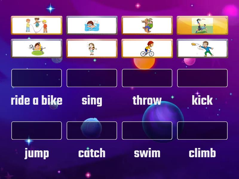 AS1 Unit 5 actions - Match up