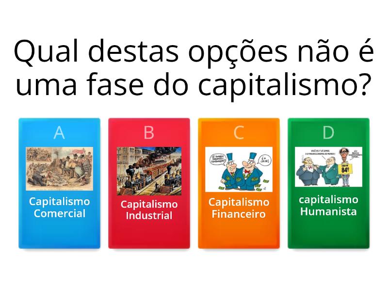 Socialismo, Capitalismo E Suas Fases. - Quiz