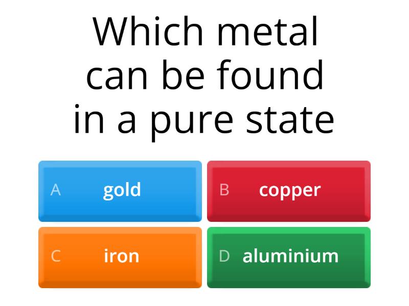 earth metal extraction Quiz