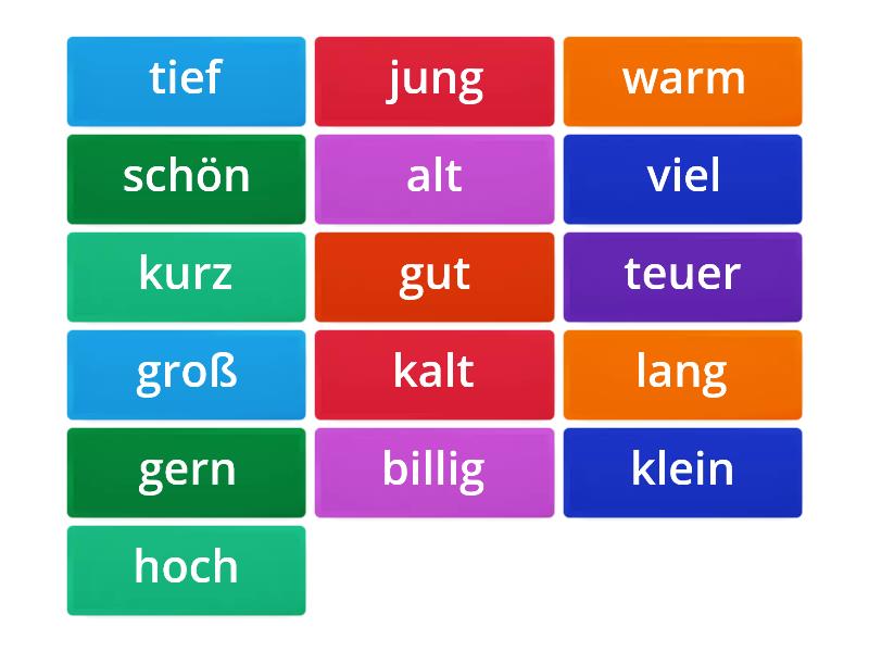 A2a K. 3.2 Komparativ Gemischt - Flip Tiles