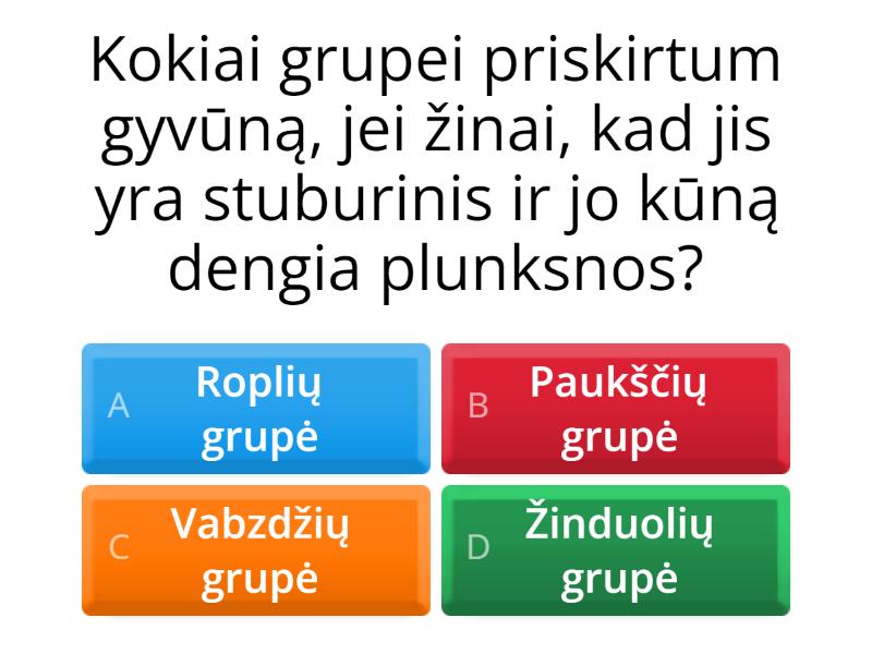 Ko Išmokau 3 Kl. Gamtos Mokslai - Quiz