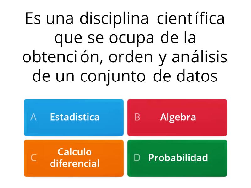 CUESTIONARIO DEL MANUAL DE PROBABILIDAD Y ESTADISTICA - Quiz