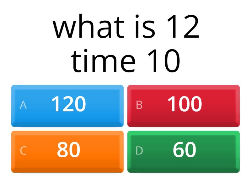Maths And Calculation Quiz