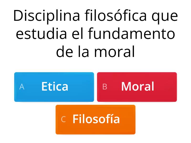 Etica Y Moral Telebachillerato Cuestionario 0233