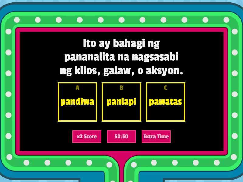 BALIK-ARAL SA PANDIWA - Gameshow Quiz