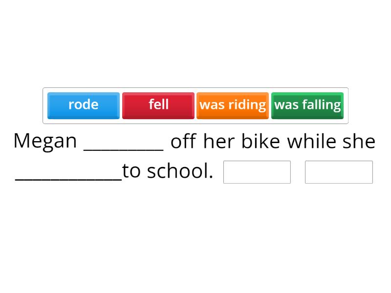 Past continuous with WHILE and WHEN - Complete the sentence