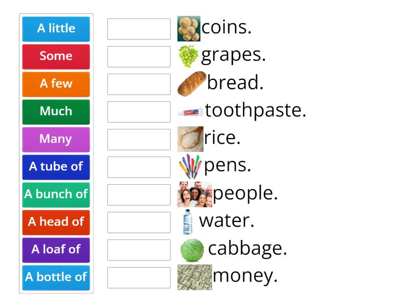 Containers and quantifiers - Match up