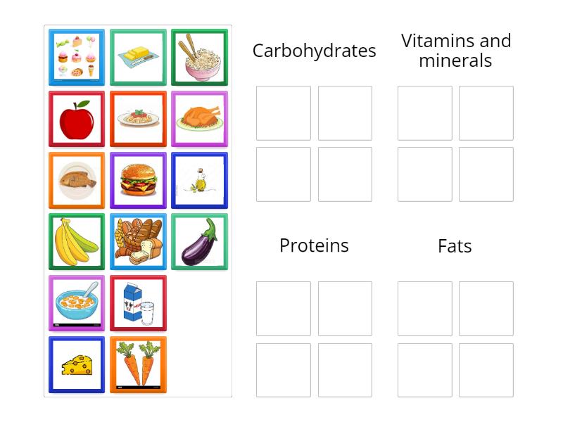 Food Pyramid - Group sort