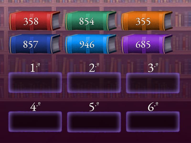Ordena de menor a mayor - Rank order