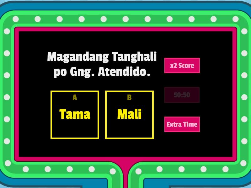 Magagalang na Pananalita - Gameshow quiz