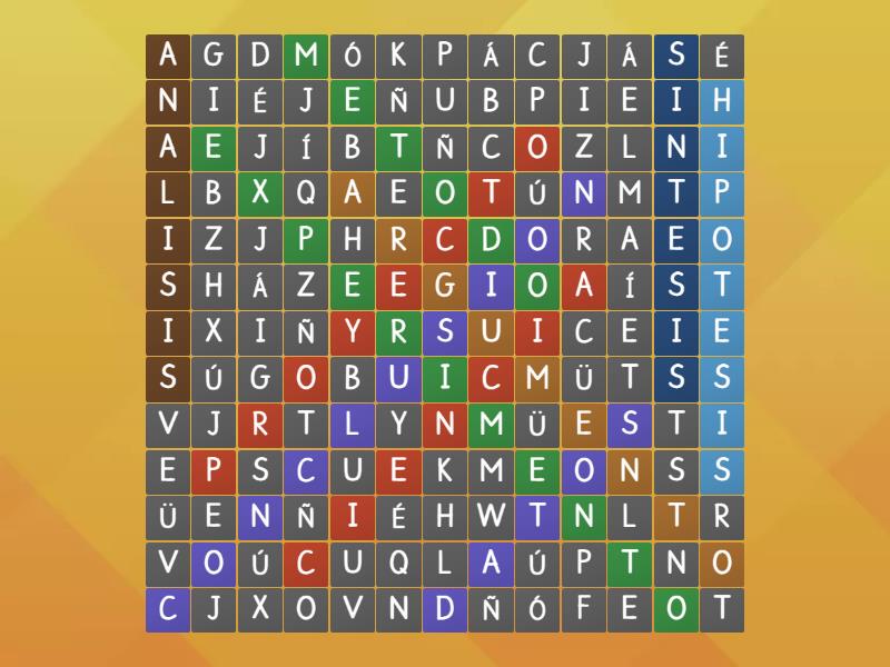 Sopa de Letras Método Científico Wörtersuche