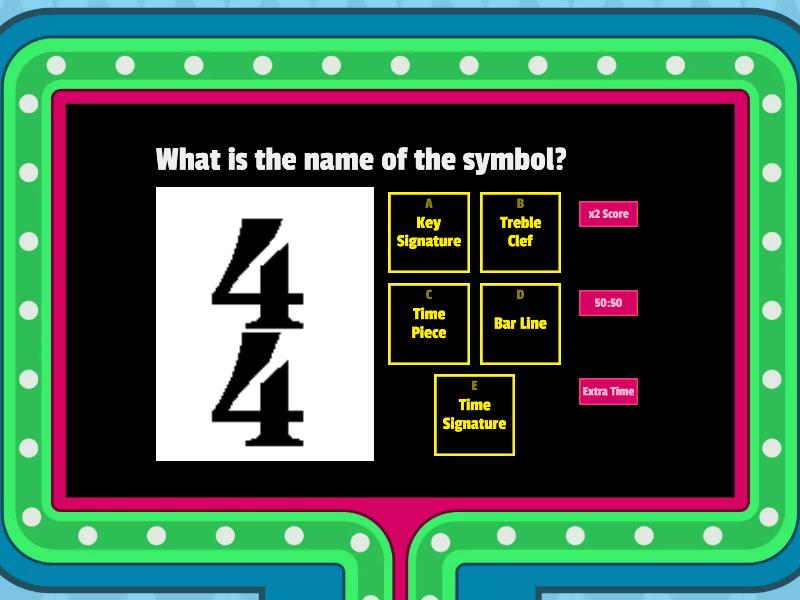 Rhythm and Pitch Review with Absolute Pitch Names Gameshow quiz